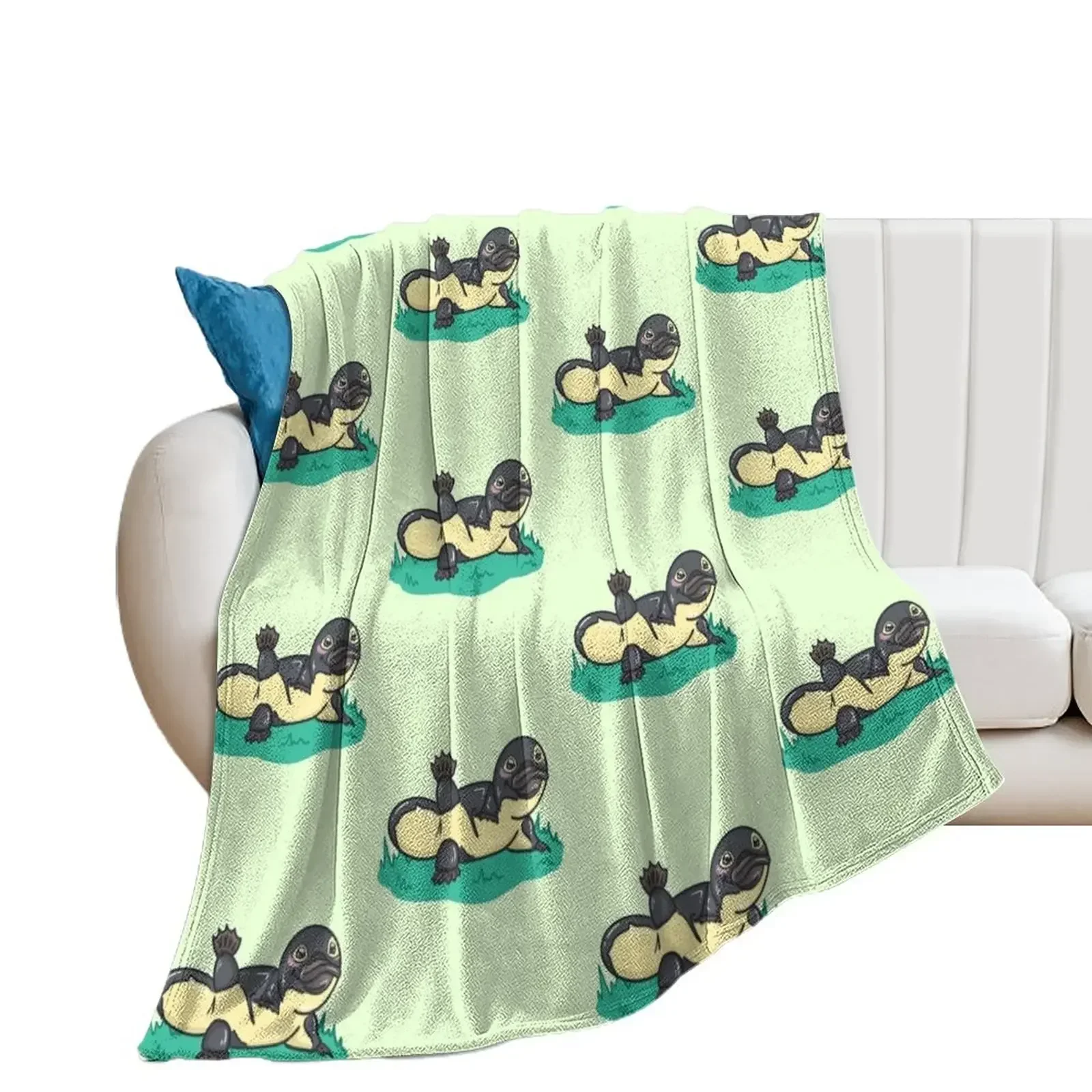 

Platypus Throw Blanket Quilt Plush Blankets