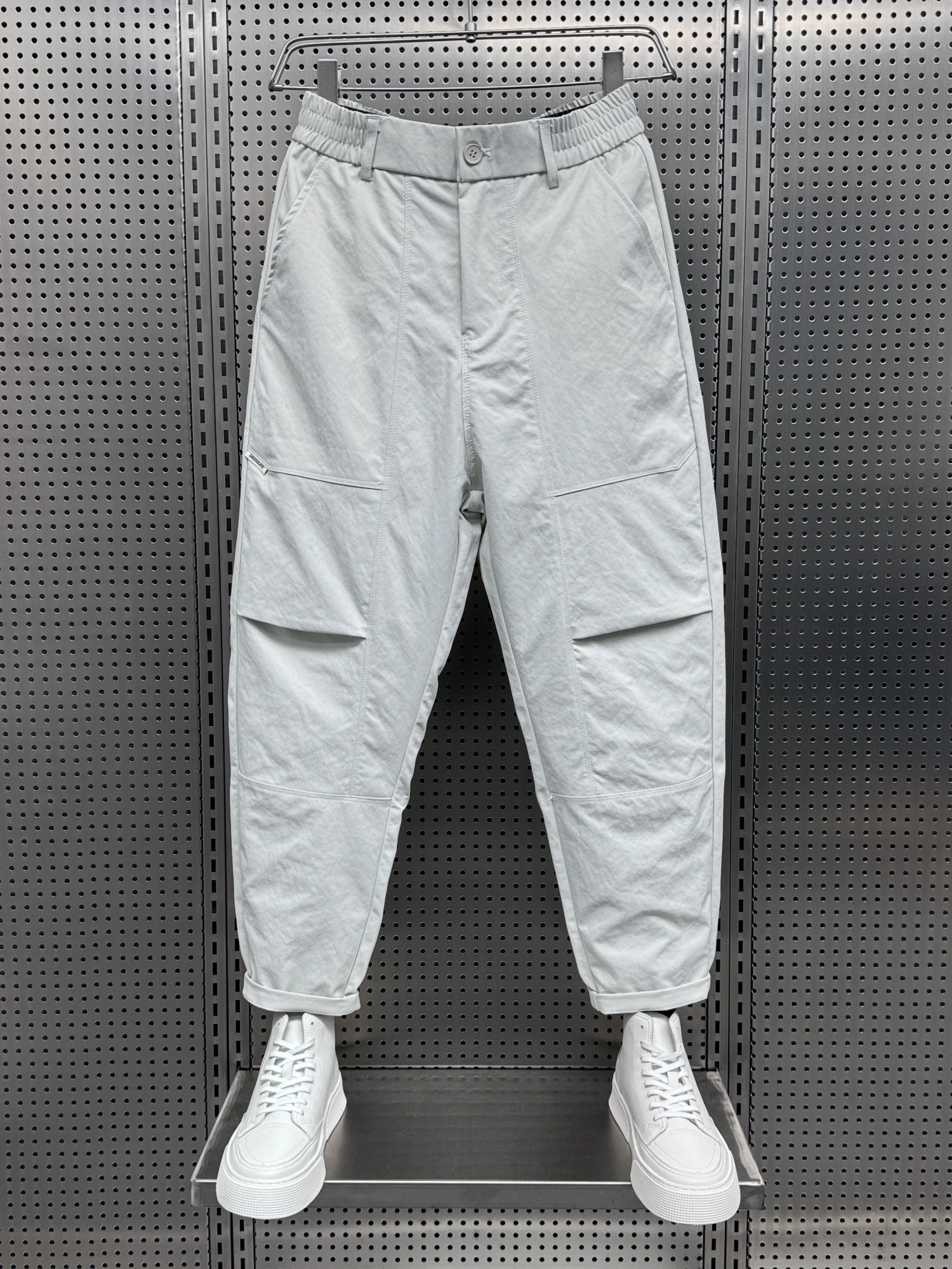 

Мужские повседневные брюки прямого кроя из чистого хлопка, свободные, укороченные (до щиколотки), в стиле Харадзюку, дышащие, летние, модные