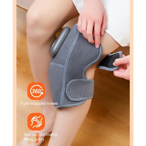 Imagen 2 del producto Masajeador de rodilla inalámbrico eléctrico, herramienta para el cuidado de la rodilla, masajeador de rodilla con terapia de luz roja, Protector de hombro de rodilla ajustable de 9 niveles