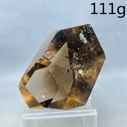 Clear Smoke Crystal Rainbow Quartz Natural Gemstone Original Mineral Specimen Hand Polished Home Room Decoration Stone Healing