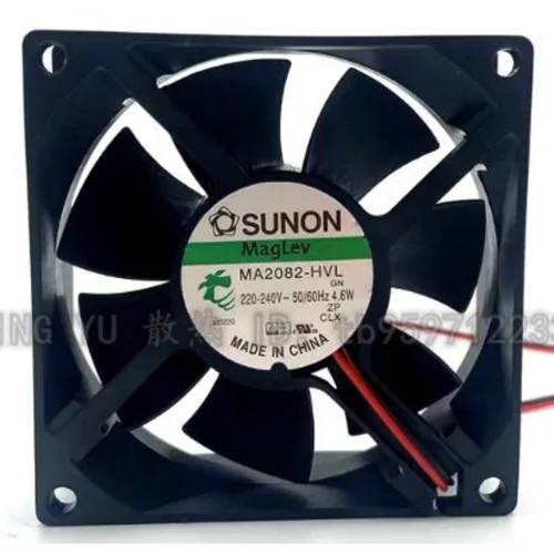 SUNON MA2082-HVL.GN 8025 CPU 쿨러 선풍기, AC 냉각 선풍기, 80x80x25mm, 8cm, 220V, 240V, 4.6W, 신제품 