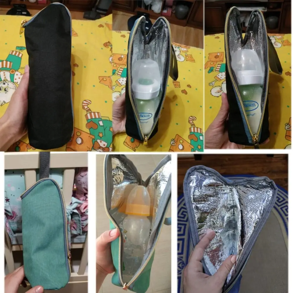 

Outdoor Portable Milk Bottle Stroller Hang Bag Baby Feeding Baby Bottle Milk Warmer Insulation Bag Thermal Bag Bottle Thermos