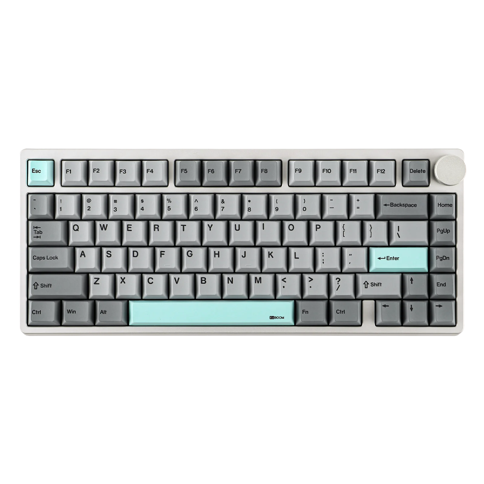 

KiiBOOM Moonshadow V2 75% Wireless Aluminum QMK&VIA Programmable Gasket Mount Mechanical Keyboard RGB Gaming Keyboard