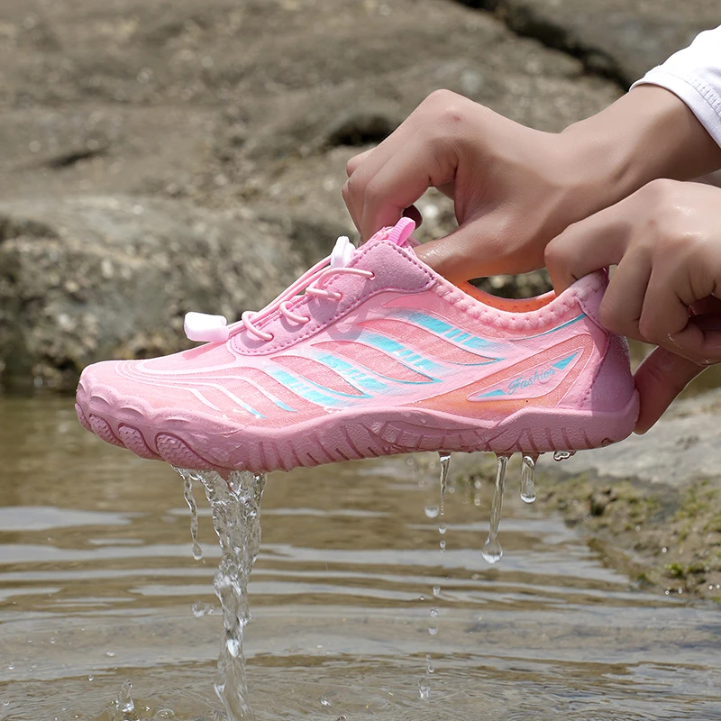 

Новое поступление, обувь для воды, обувь Qiuck-Dry Aqua для мужчин и женщин, уличные пляжные плавательные дышащие кроссовки с пятью пальцами, размер 36-43