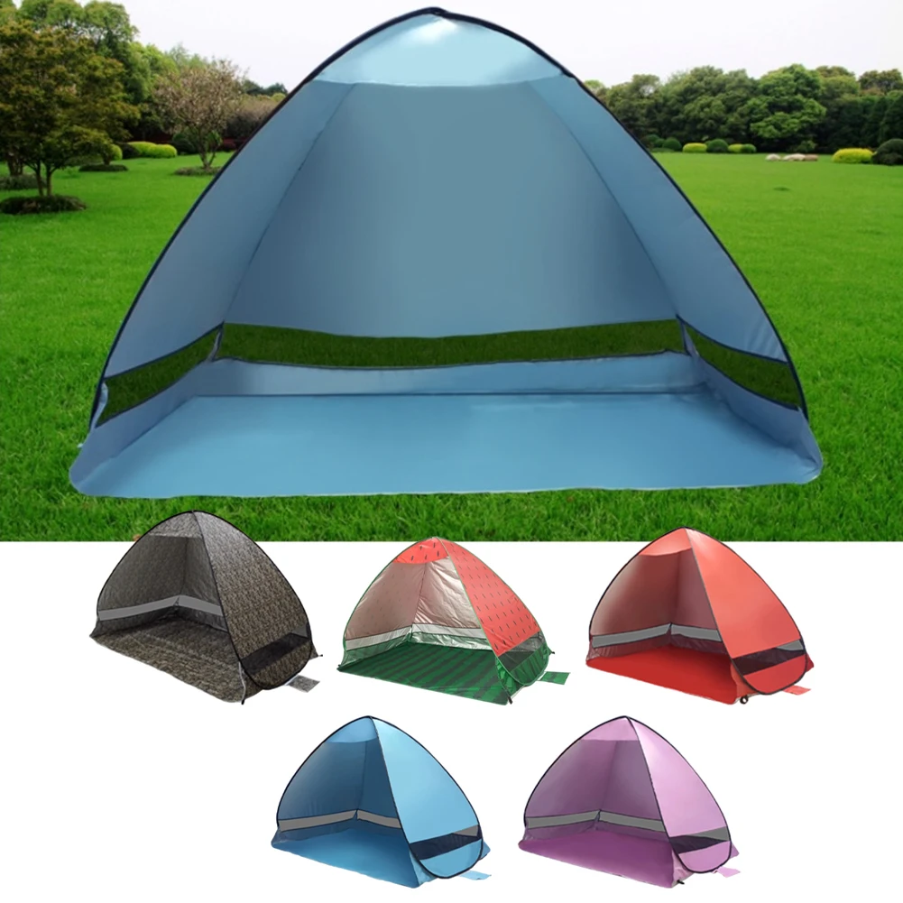 /Fully /Automatic /Beach Tent Quick Set Up Sun Shade Shelter With Mesh Window For Camping Fishing Outdoor Sports Accessories