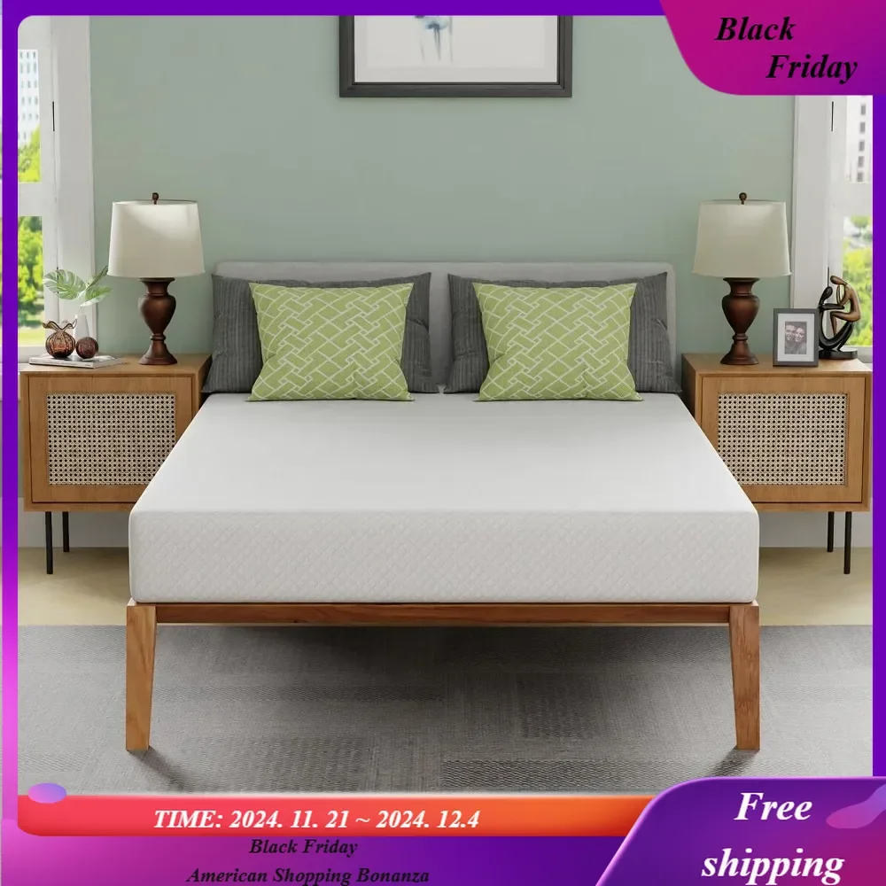 

8inch Gel Memory Foam Mattress for Cool Sleep & Pressure Relief, Medium Firm Mattresses Pressure Relieving (8 in, Full)