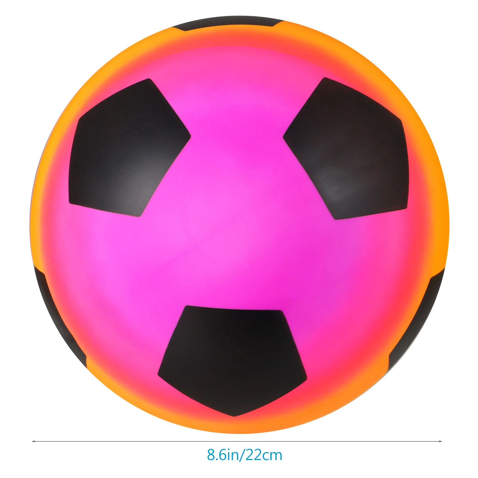 Balle arc-en-ciel en PVC antidéflagrante pour enfants, jouets d'extérieur, Globe gonflable doux, piscine, football, ensemble de jeu rebondissant pour tout-petits