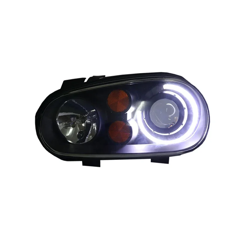 Customized Full LED Headlights For Volkswagen Golf4 2002-2008 Bi-xenon Projector Lens Front Lamps With DRL