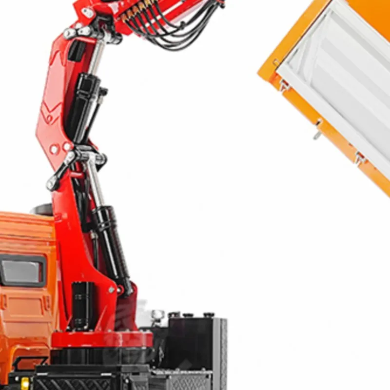 

LESU 3-Ways 1/14 8X8 RC Hydraulic Dumper Truck Crane Tipper DIY KIT Cabin 3348 Light Sound Vehicle Car Models Toys for Boys