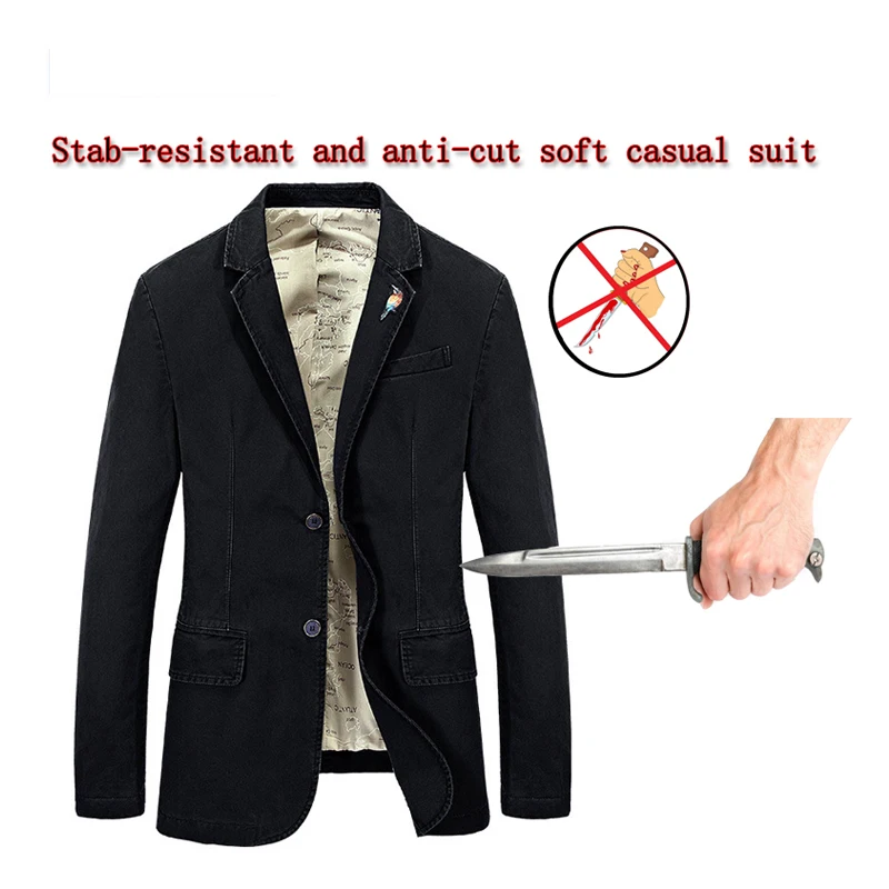 Self Defensa Militar, Pessoal Stab-Resistant, Cut-Proof Jacket, Soft Stealth, Vestuário de segurança