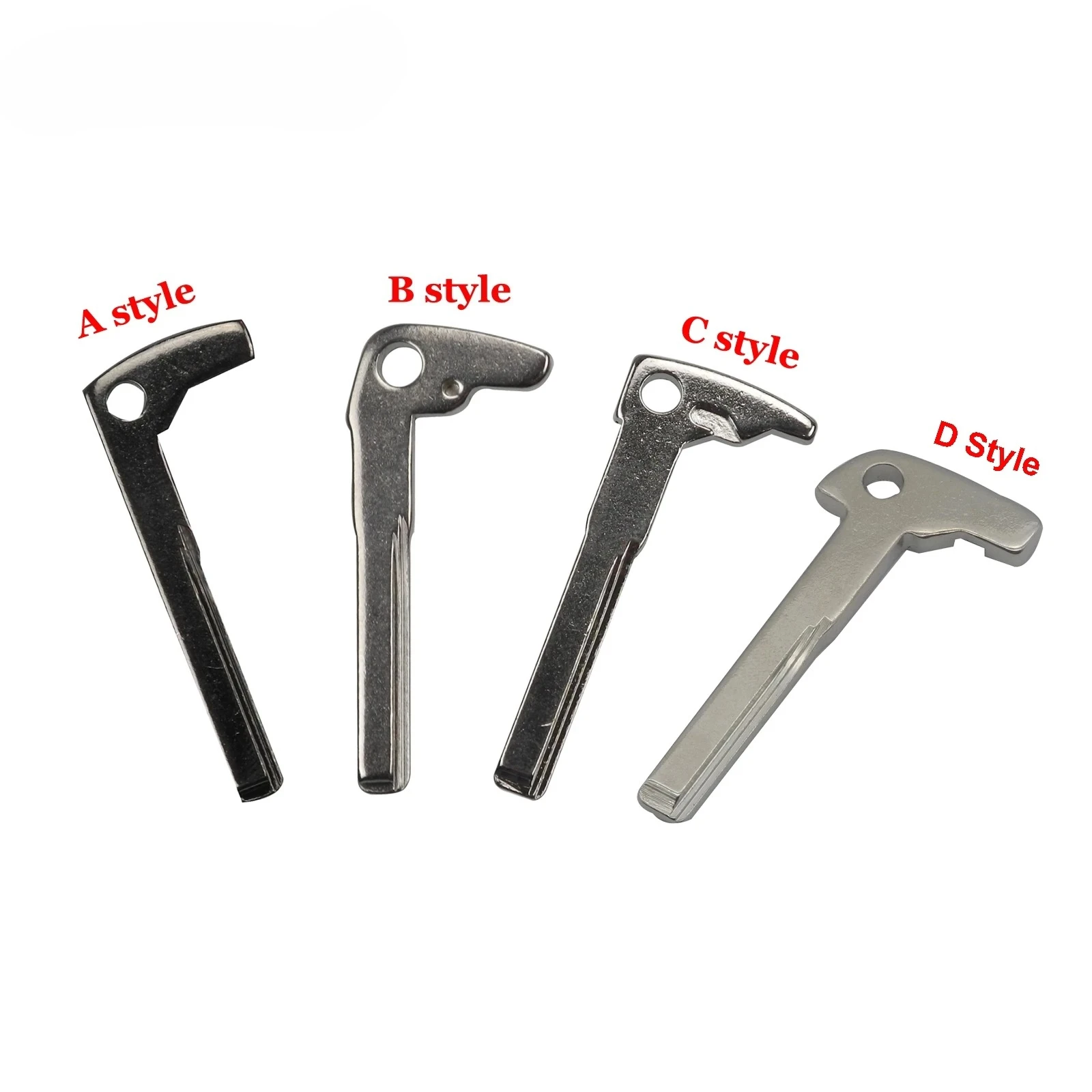 

Умный черный/хромированный автомобильный ключ, пустая вставка для Mercedes Benz A E S G CLK SLK ML Class W220, брелок с необрезанным лезвием, черный