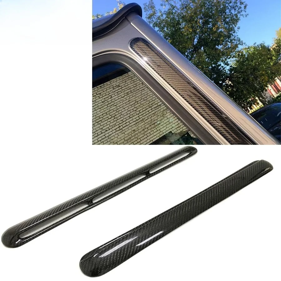

Excellent Fitment G CLASS W463 G63 G65 G500 G350 1990-2018y Carbon Fiber Rear Window Trims Rear Vent Other Exterior Accessories