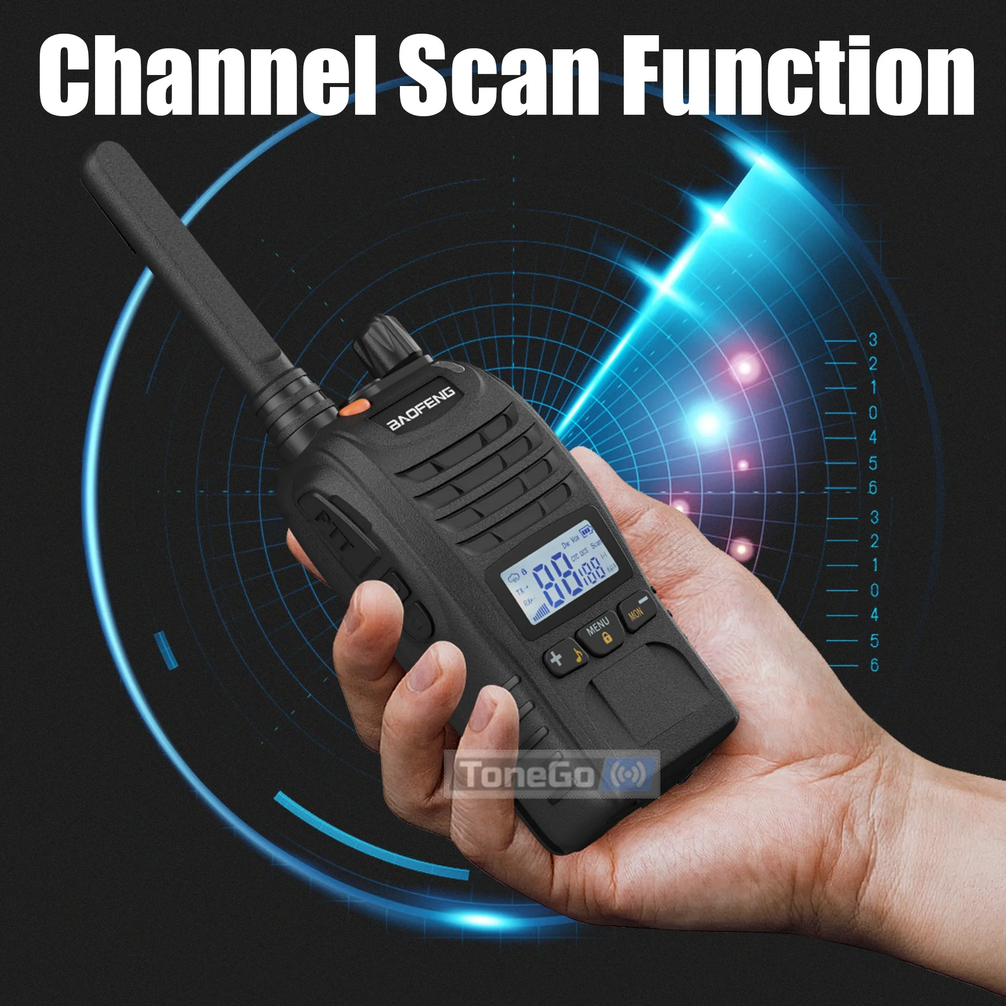 2/4Pcs Baofeng Mini Walkie Talkie E88 PMR446 BF-E88 VOX 16 Channels 155 Sub-Codes Channel Scan Portable Ham Radio For Hunting