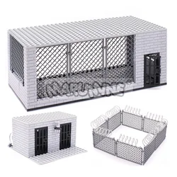 Marumine Sentry Tower Prison City Army Military MOC Building Blocks Set Thief Police Officer DIY Construction Model Kit Bricks