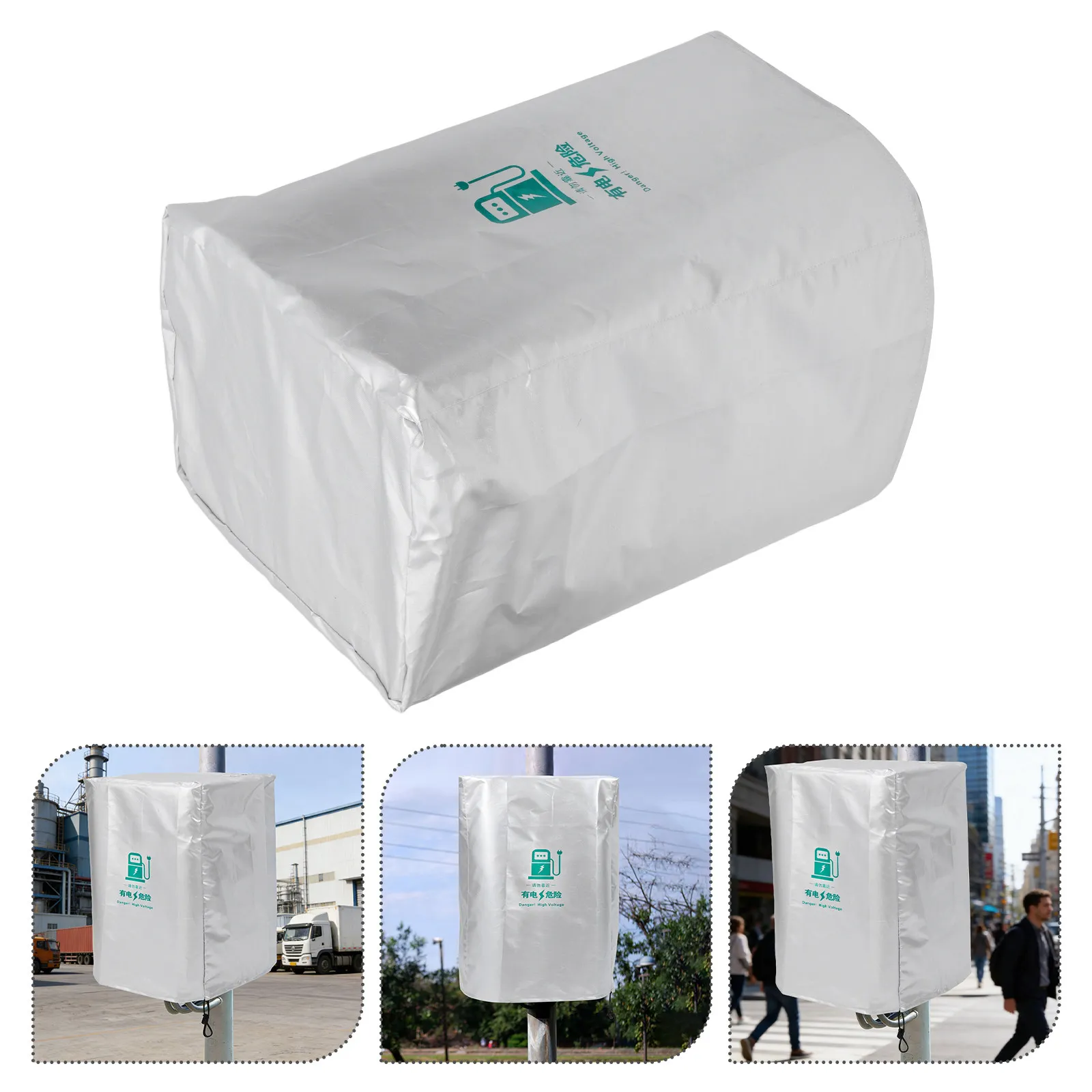 

Weatherproof Ev Charger Cover 26x14x10 Waterproof Electric Vehicle Charging Station Protector 420D Oxford Cloth Heavy-Duty