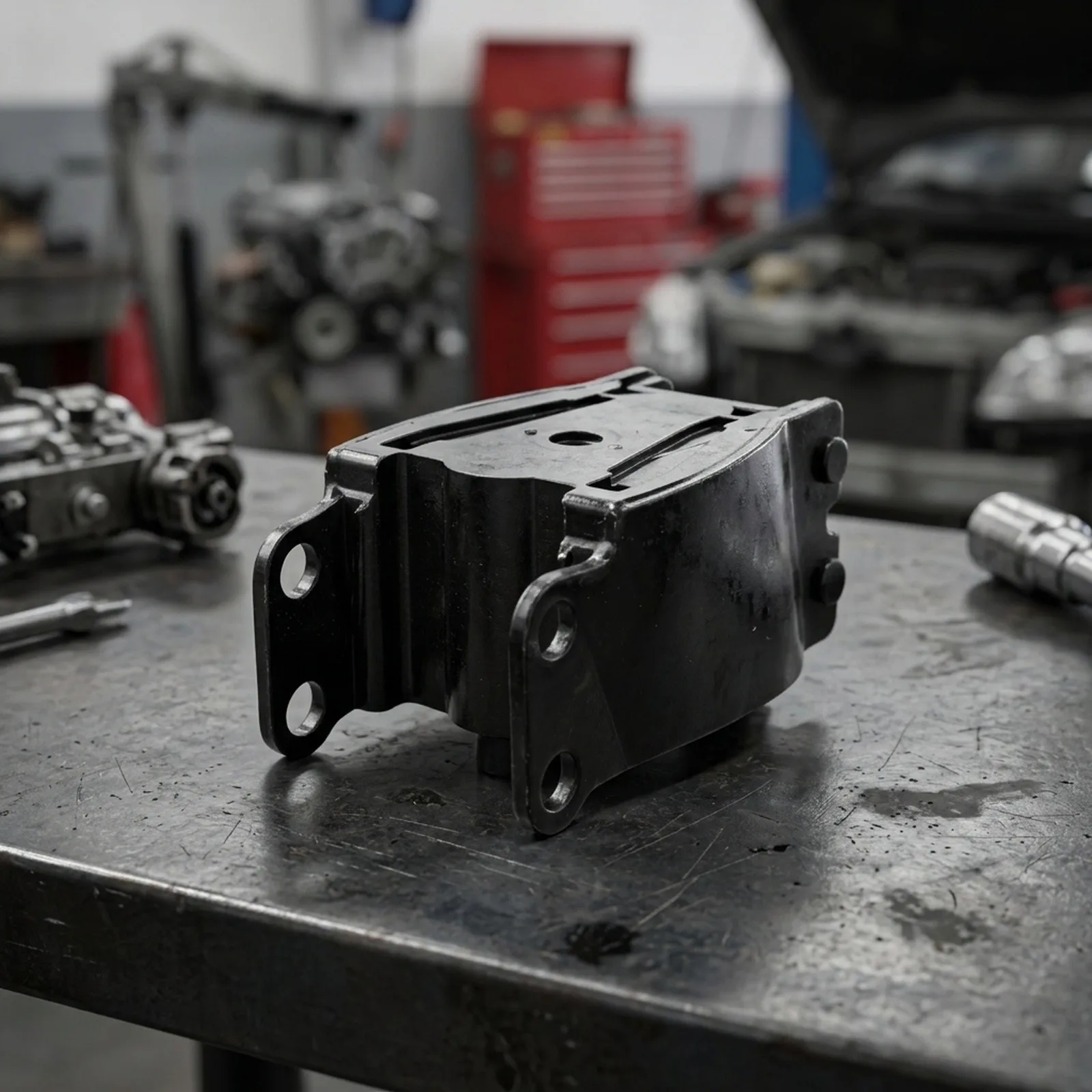 Car Front Motor Mount Engine Isolator 47583-90B For Dyna For Fat Bob For Glide For Convertible - FXDS-CONV • 1995-2000