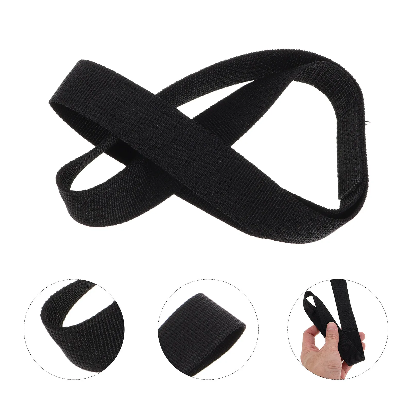 Loop Tie Down Strap Heavy Duty Multipurpose 40.5cm 2.5cm for Motorcycle Atv Utv Garden Equipment Transport Securing Cargo