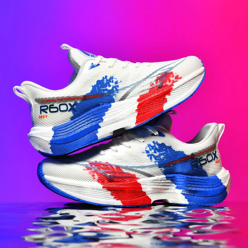 

Суперкритические кроссовки для бега E-TPUMarathon, амортизирующие уличные беговые сетчатые легкие удобные кроссовки, оригинальные кроссовки для фитнеса48