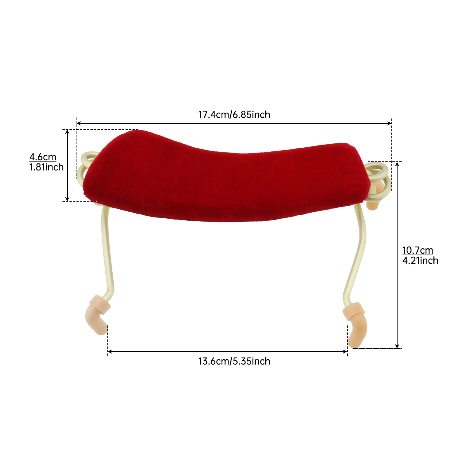 Hombrera para violín, accesorios profesionales para instrumentos de cuerda, tamaño 3/4, 4/4, reposapiés acolchado