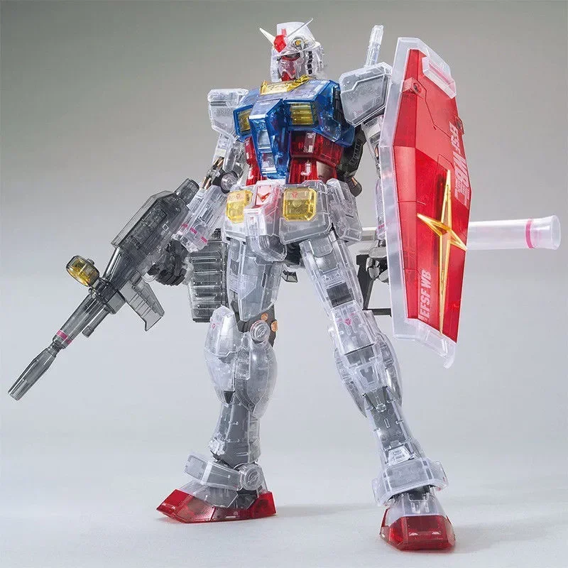 

XD GTO Ganso Yuanzu Color Transparent Version RX-78-2 HG 1/144 Assemble The Model Action Figure Decorative Toy Gift Collectible