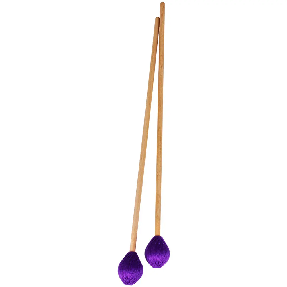 

2 Pcs Marimba Hammer Nylon Core Wooden Handle Xylophone Sticks Eco Friendly Practice Tool for Beginners Professionals