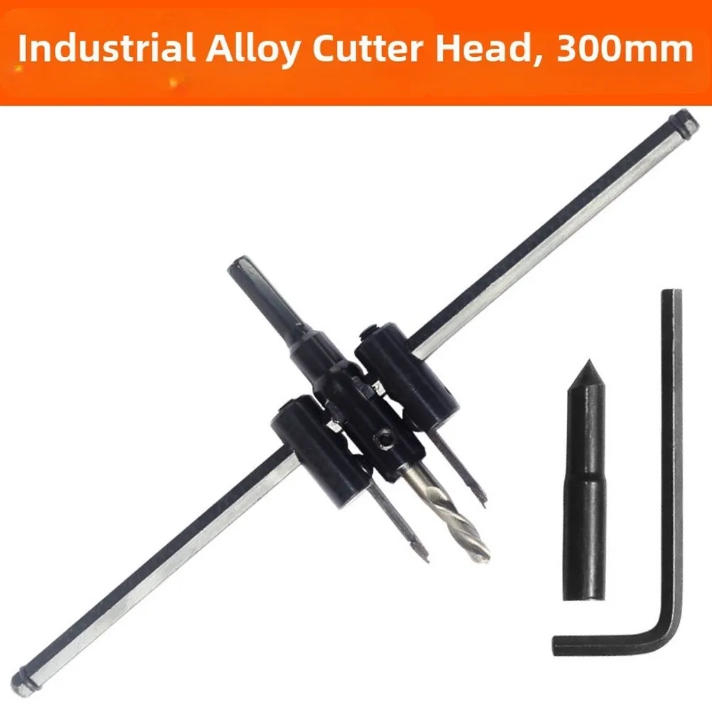 Aircraft Type Hole Cutter for Pipework Downlight Wiring Speaker Installation Adjustable Diameter 3.3 to 11.8 Inches