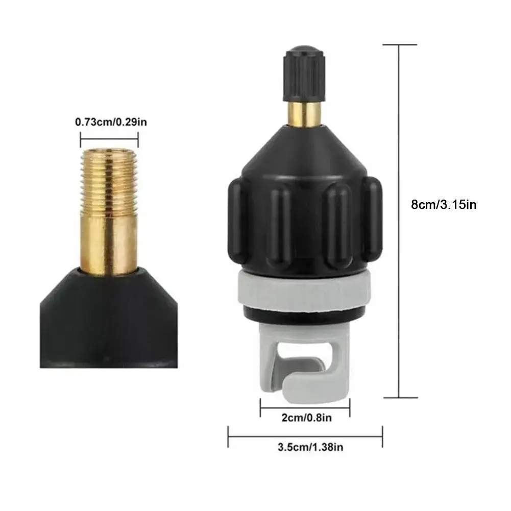 1PC Universal Electric Pump Adapter for Kayak SUP Inflatable Boat Air Valve Conversion Nozzle with Quick Connect Design