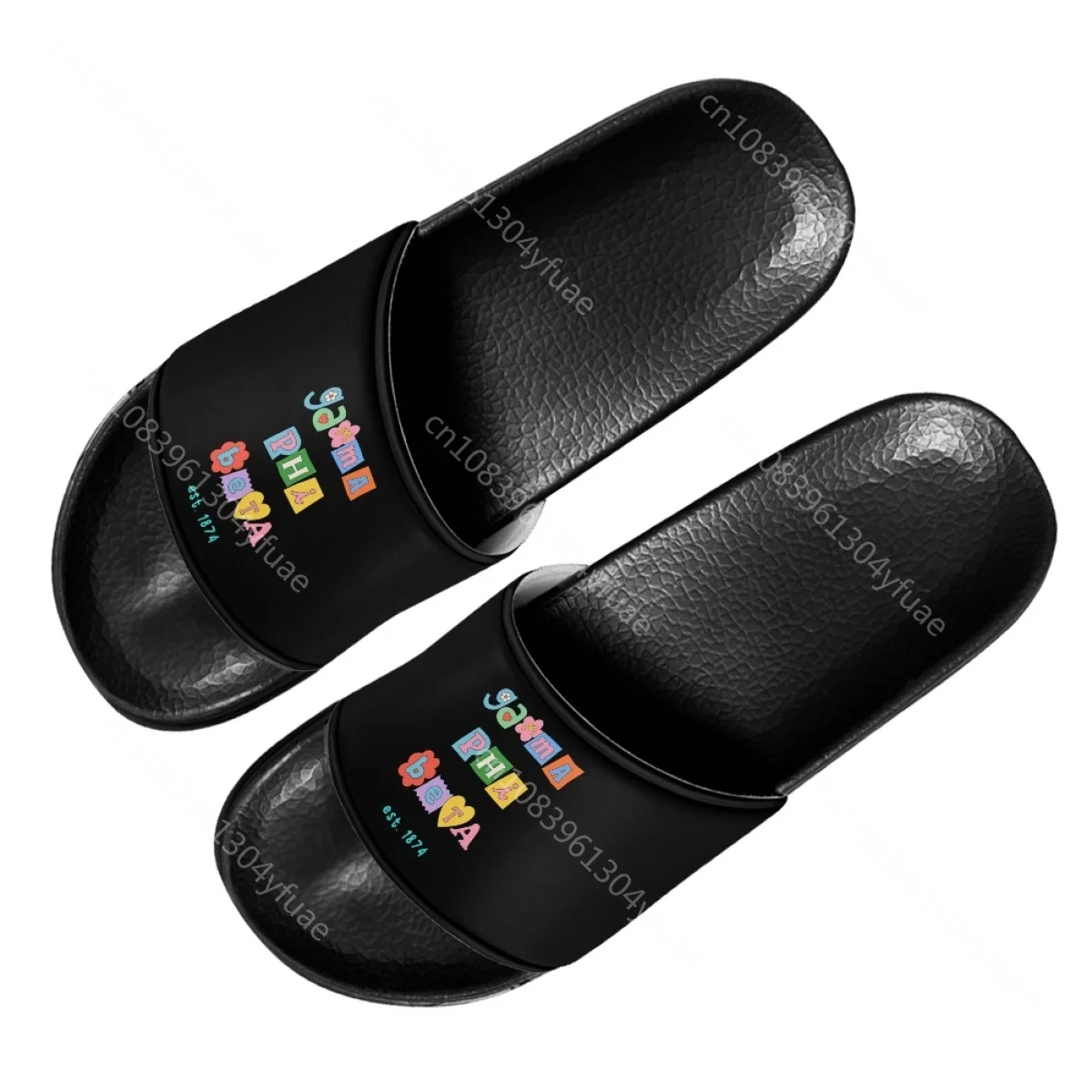 Aangepaste naam damesslippers nieuwe mode Gamma Phi Beta Sorority Gift licht comfortabele badkamerslippers voor meisjes antislip