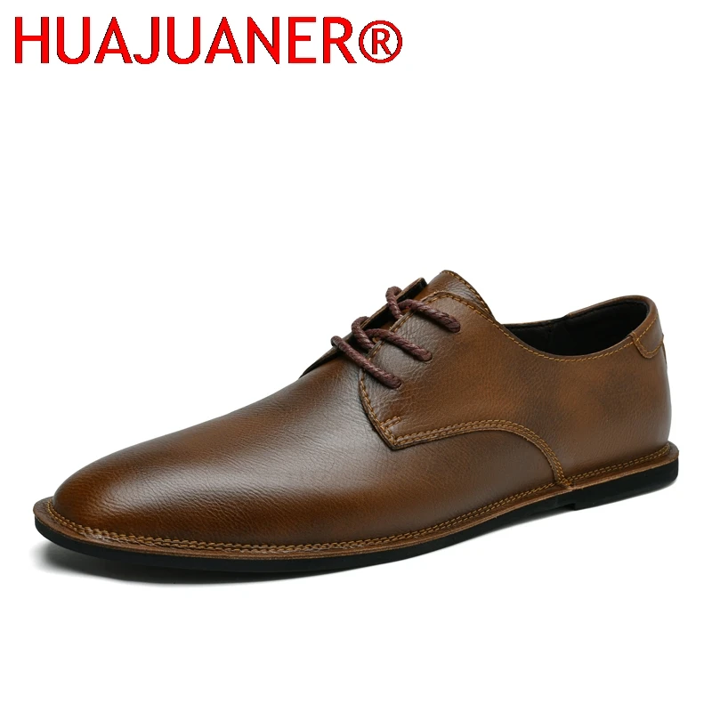 

Men's Shoes Genuine Leather Comfortable Soft Sole Low Cut Loafers British Style Business Calfskin Leather Formal Single Suit Bus