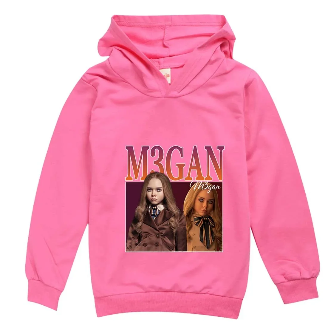 

New Horror Movie Merch M3gan Hoodie Kids Long Sleeve Coats Baby Boys Clothes Girls Casual Fashion Sweater Children's Sweatshirt