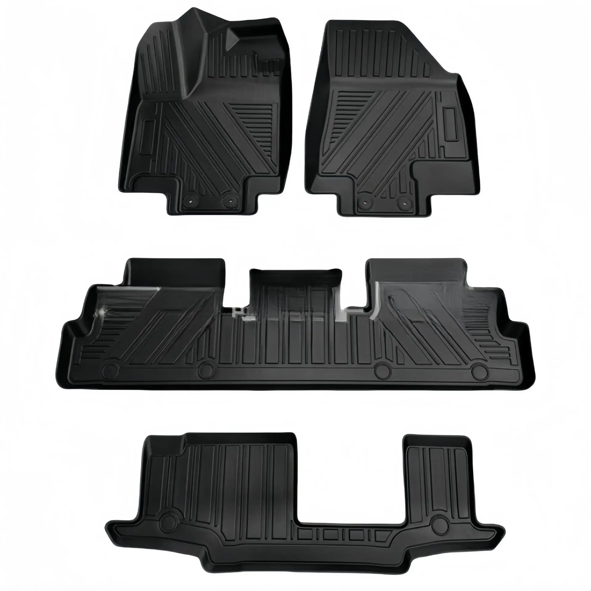 Rear Trunk Mat with Backrest Business Design Full Set 4-Piece Non-Skid Durable TPE Floor Liner for 2023+  Pathfinder