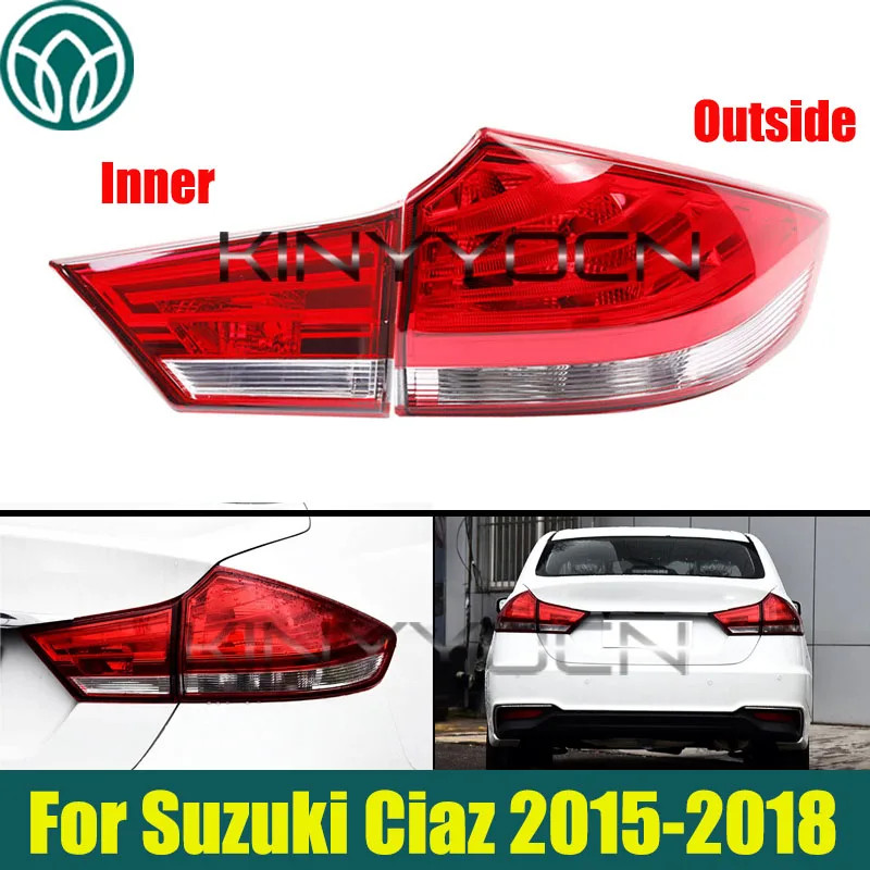 

High Configuration Rear Taillight Taillamp Housing For Suzuki Ciaz 2015 2016 2017 2018 Tail Light Reverse Lights Brake Lights