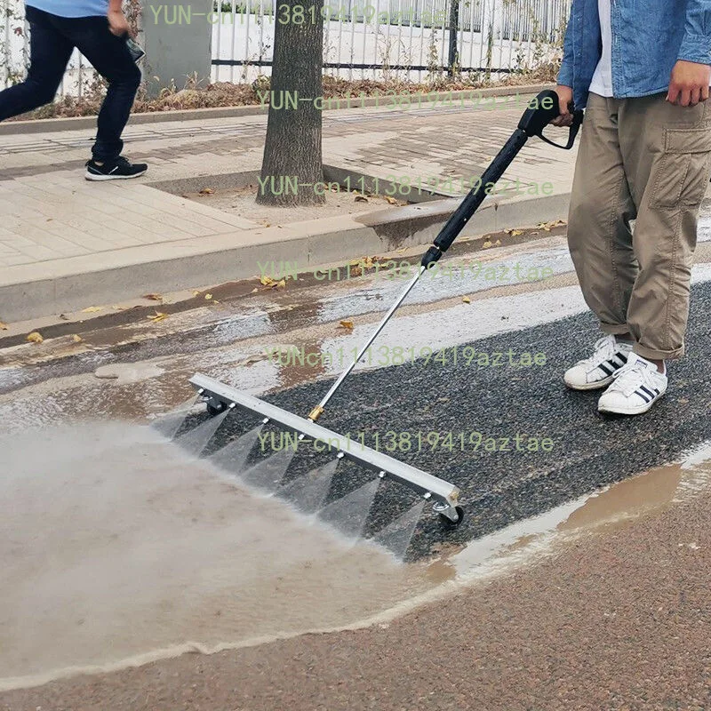 7 Nozzle Road Cleaning Tool High Pressure Washer broom Undercarriage Cleaner 4000 PSI Road Cleaning Machine for Car Washer