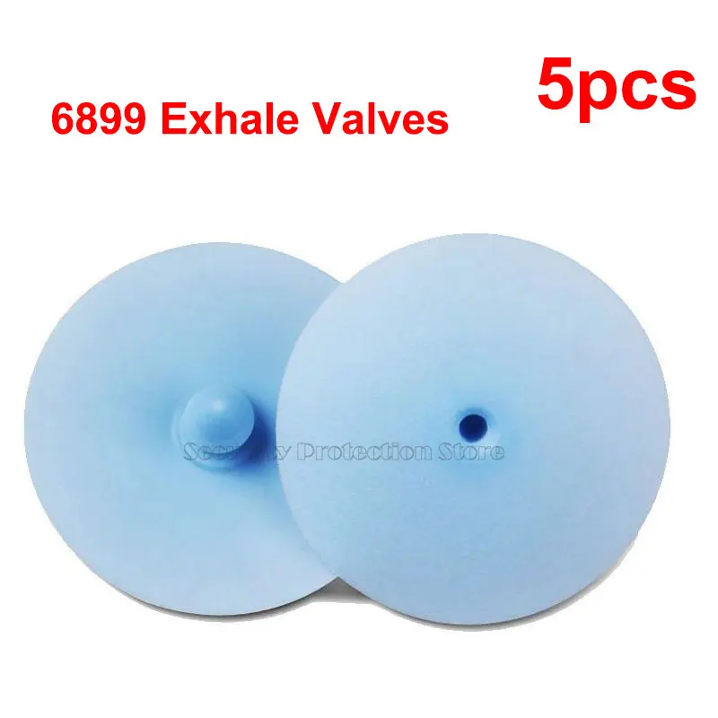 5-10pcs 6893 Inhale Valves 6889 Exhale Valves Silica Gel 6200 Mask Accessories Replace For 6200/7502/6800 Respirator