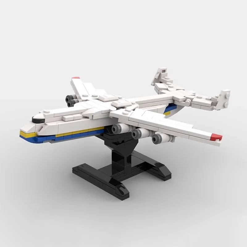 

AN-225 Airplane Mriya Antonov MOC Airlines Military Combat Transport Aircraft Building Block Set Model DIY Kids Puzzle Toys Gift
