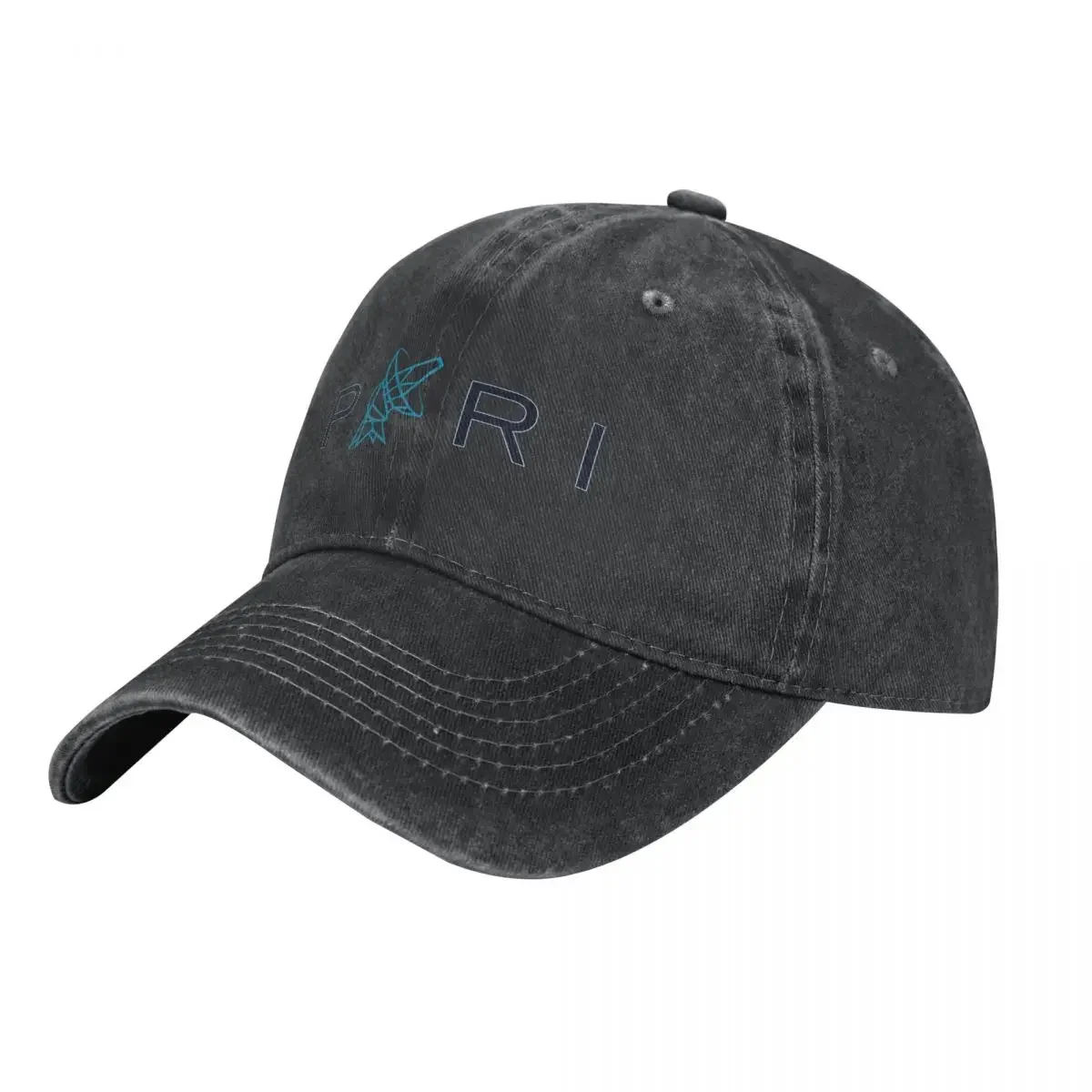 PARI Logo Color sombrero de vaquero negro, marca de lujo, Rave, ropa de Golf, hombre y mujer