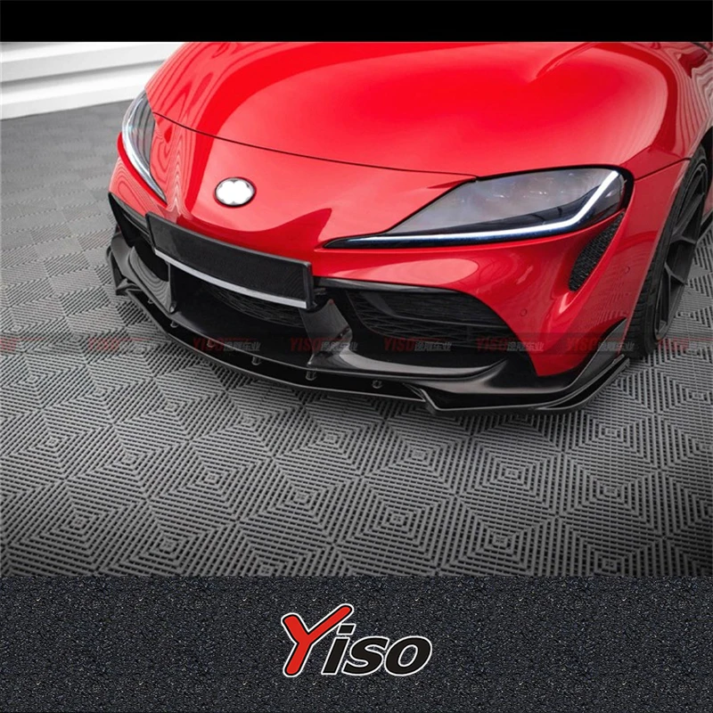 FOR TOYOTA SUPRA A90 Modified Carbon fiber Savearth V3 Front Lip Aerodynamic kit Front Spoiler