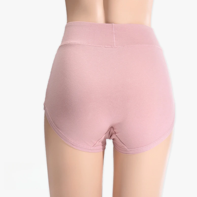 High Waist Female Panties Cotton Crotch Lingerie Breathable Briefs Women's Intimates Plus Size Ladies Antibacterial Underwears