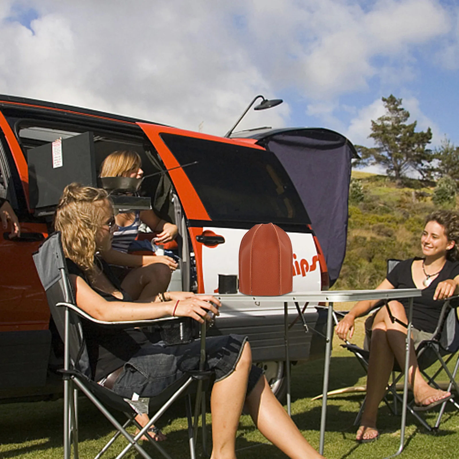 

1pc Gas Canister Cover Brown For Propane Tank Lightweight Portable Protective Sleeve Anti-Collision Shockproof Camping Gas