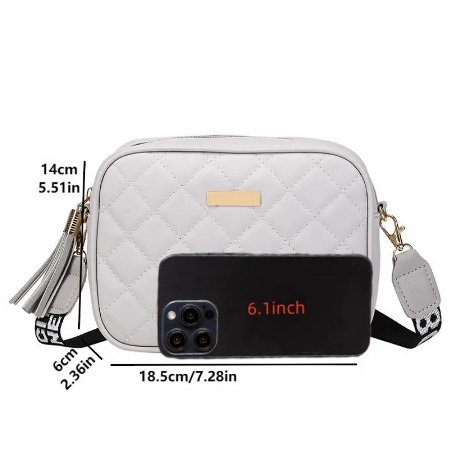 Lingge-Sac pour appareil photo à chaîne pour femme, petit sac à la mode, sacoche pour téléphone simple et confortable, littérature