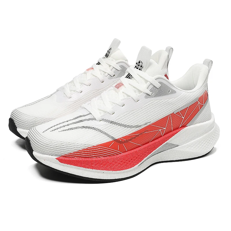 

Good Quality Running Sports Shoes for Unisex Lacing Anti-Slip Training Shoes Wearable Rubber Sole Sport and Leisure Shoe Couples