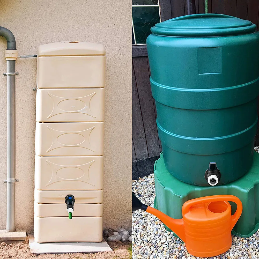 Rubinetto valvola deviatore benna pioggia 3/4 pollici anticorrosione antiruggine per giardino PVC a prova di perdite Versatile universale