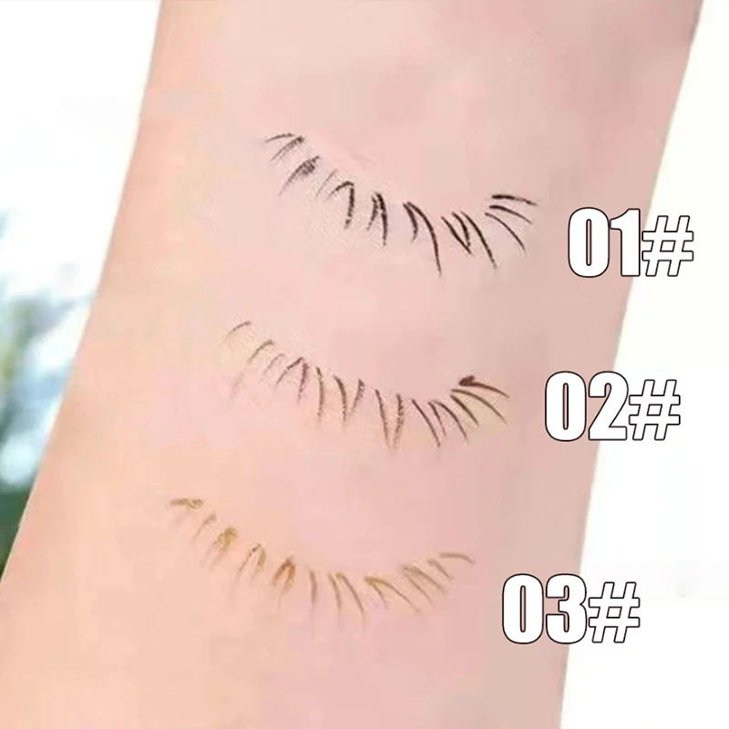 1 قطعة براون الكذب دودة القز الكحل السائل القلم مقاوم للماء عيون كبيرة ماكياج السلس التجفيف السريع النساء مستحضرات التجميل أدوات التجميل 3 ألوان