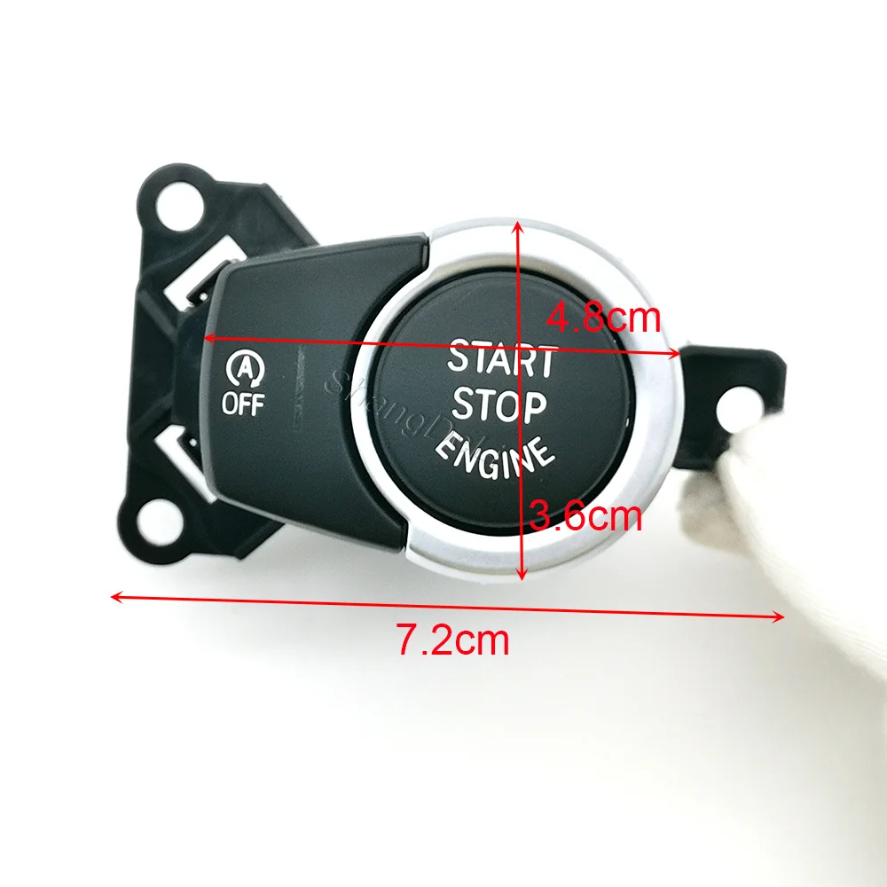 1PC Fit for BMW X5 F15 F85 X6 F16 F86 Car Engine Start Stop Switch Button with OFF Button Replacement