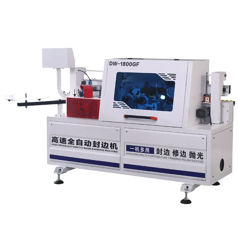 China Woodworking Board Machinery, Woodworking Edge Banding Machine PVC Tape Glue Trimming Polishing Edge