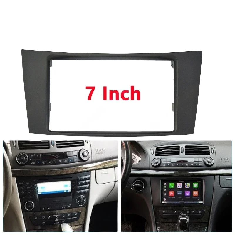 

7-дюймовая автомобильная стереозащитная пластина — идеально подходит для моделей Mercedes W211 и C219