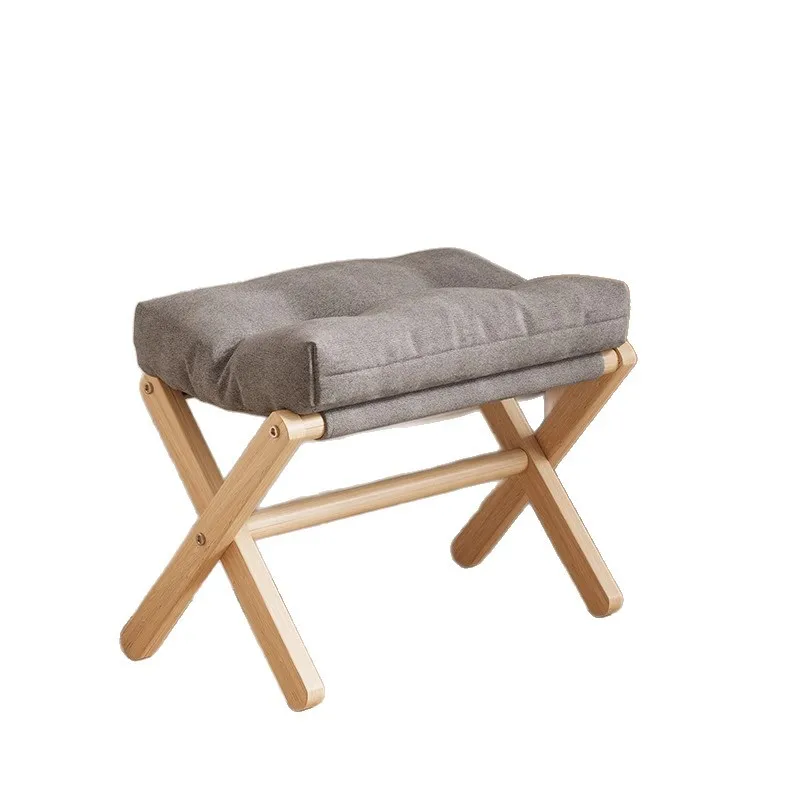

Removable And Washable Soft Bag Office Nap Footrest Foldable Footstool Multi Functional Stool Under The Table Next To The Sofa