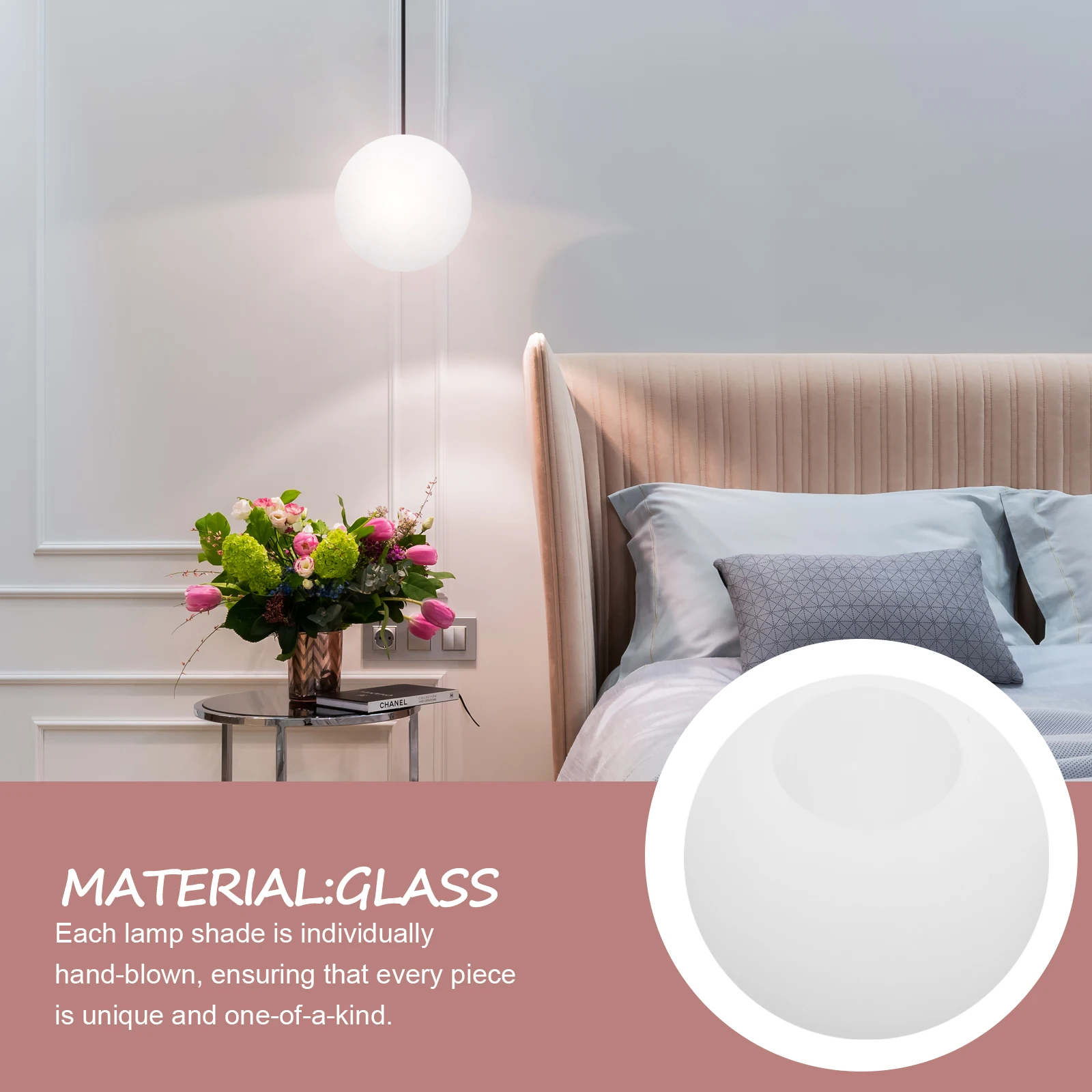 

Прочный абажур из матового стекла 120 мм для подвесных и настенных светильников. Долговечная красота. Легкая установка крышки.