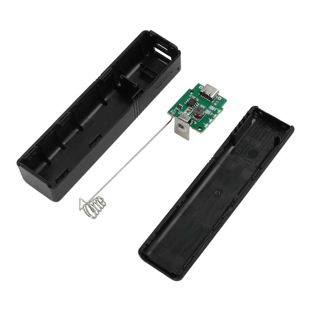 ポータブルモバイルタイプC充電器,USBパワーバンク,1x21700 DIY用バッテリーケース