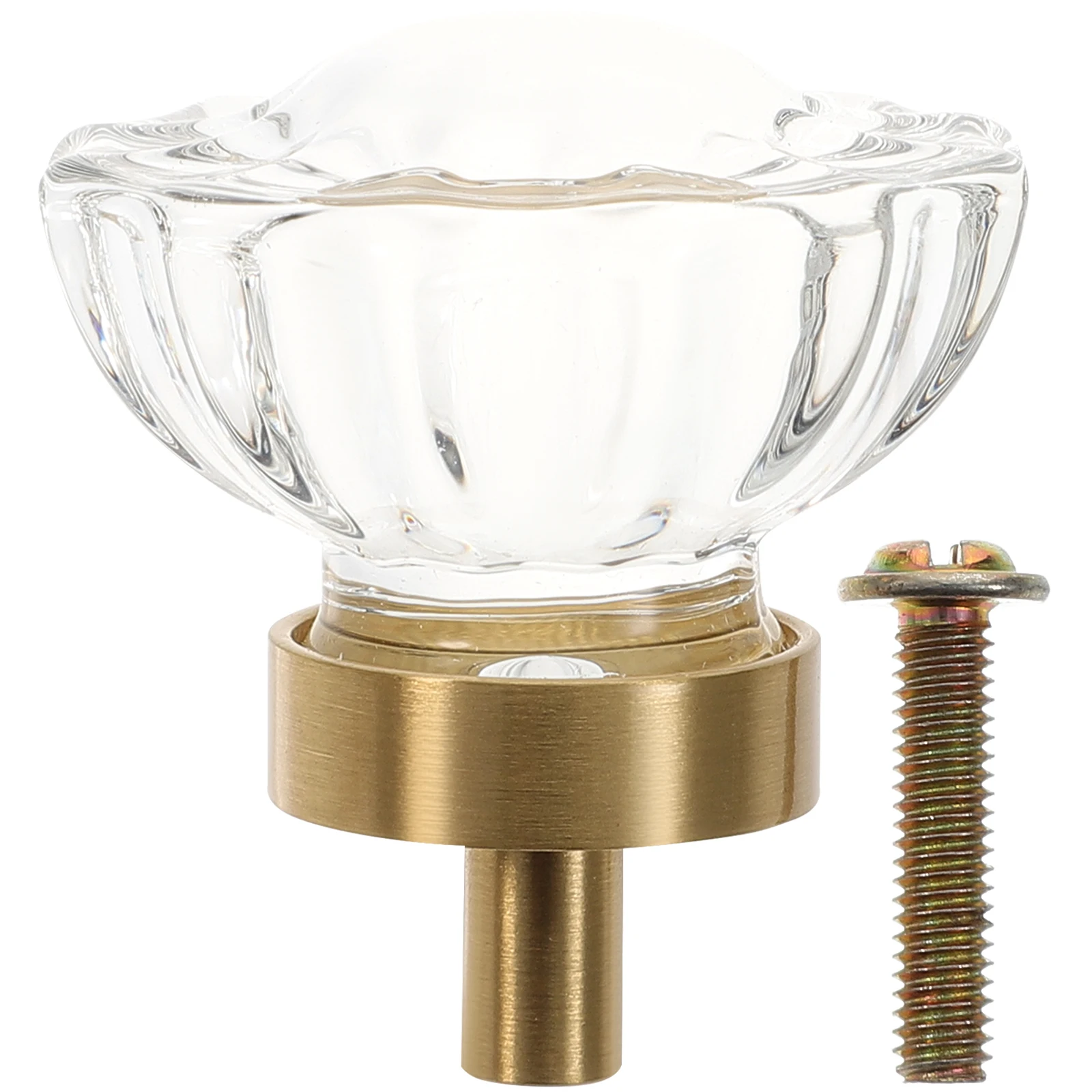 

Crystal Cabinet Knobs Dresser H les Transparent Flower Shaped Pulls for Cabinets Drawers Decor Hardware